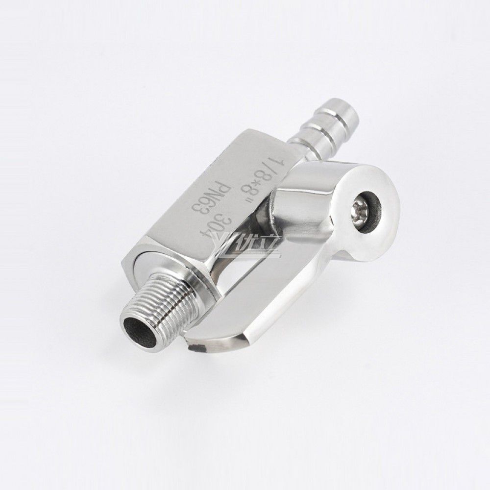 YOULI 1/8" 1/4" NPT BSP 1000WOG PN63 304 316 all Stainless Steel Handle Manual Hose Connector Pagoda Male Thread Mini Ball Valve