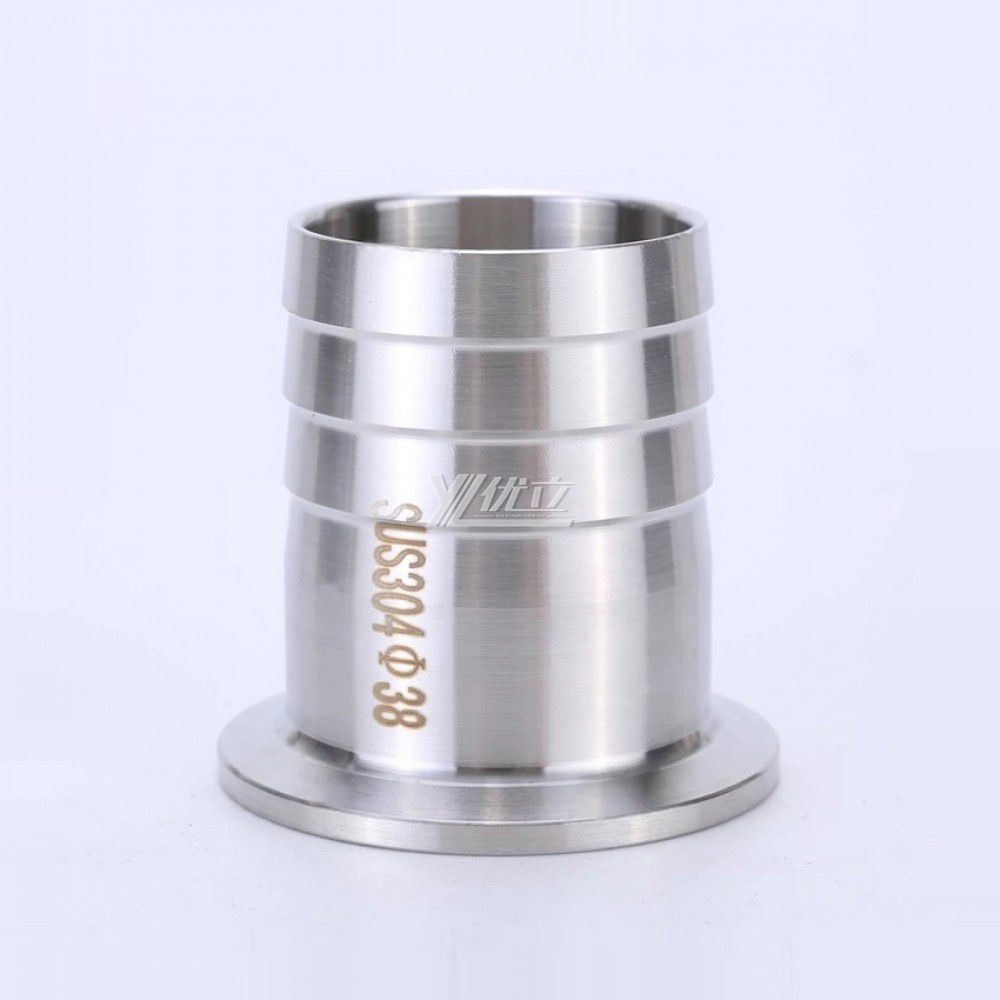 YOULI Best-in-Class Hygienic Food Grade Sanitary Stainless Steel 304 316L SMS Tri Clamp Ferrule Hose Adapter