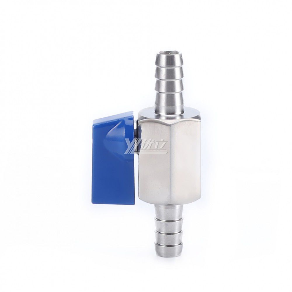 YOULI 1/8" 1/4" NPT BSP 1000WOG PN63 304 316 Stainless Steel Manual Hose Connector Pagoda Mini Ball Valve