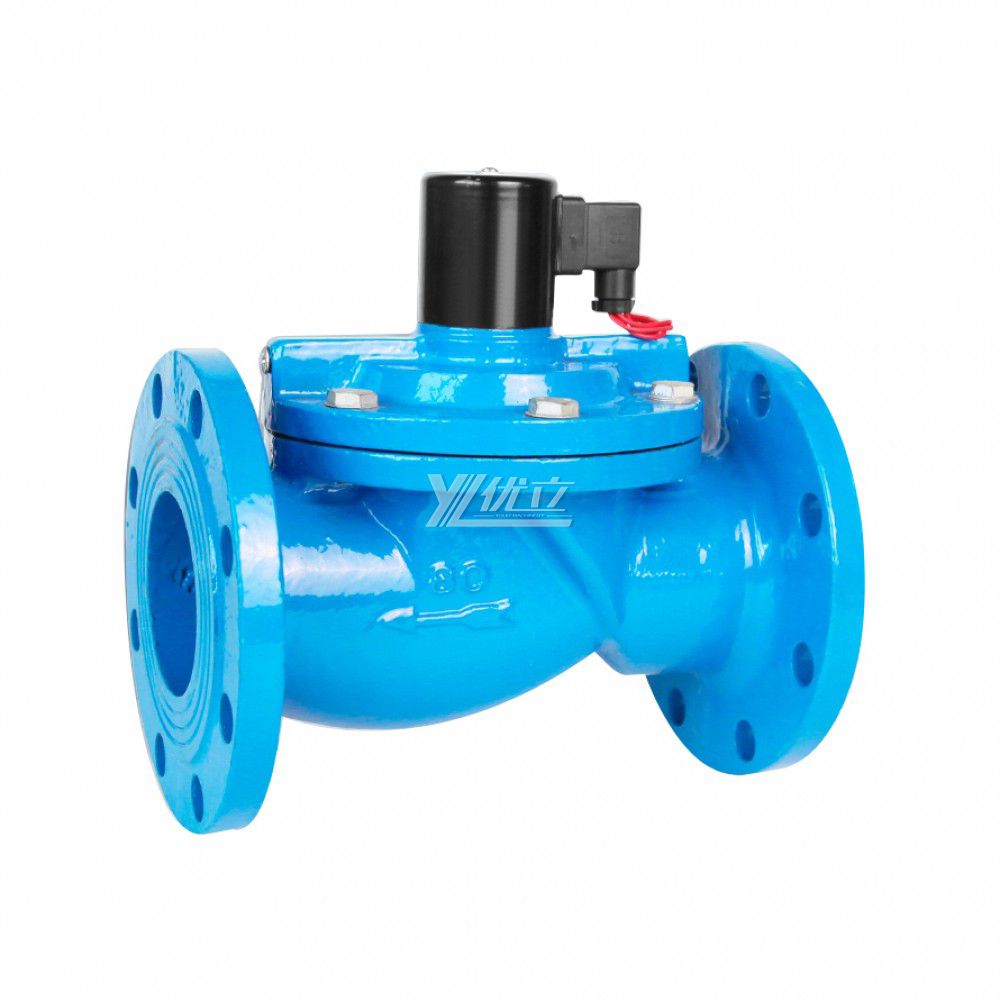 YOULI ZSC DF Stainless Steel 304 316 Cast Iron AC220V DC24V Normal Close Water Straight Flanged Solenoid Valve
