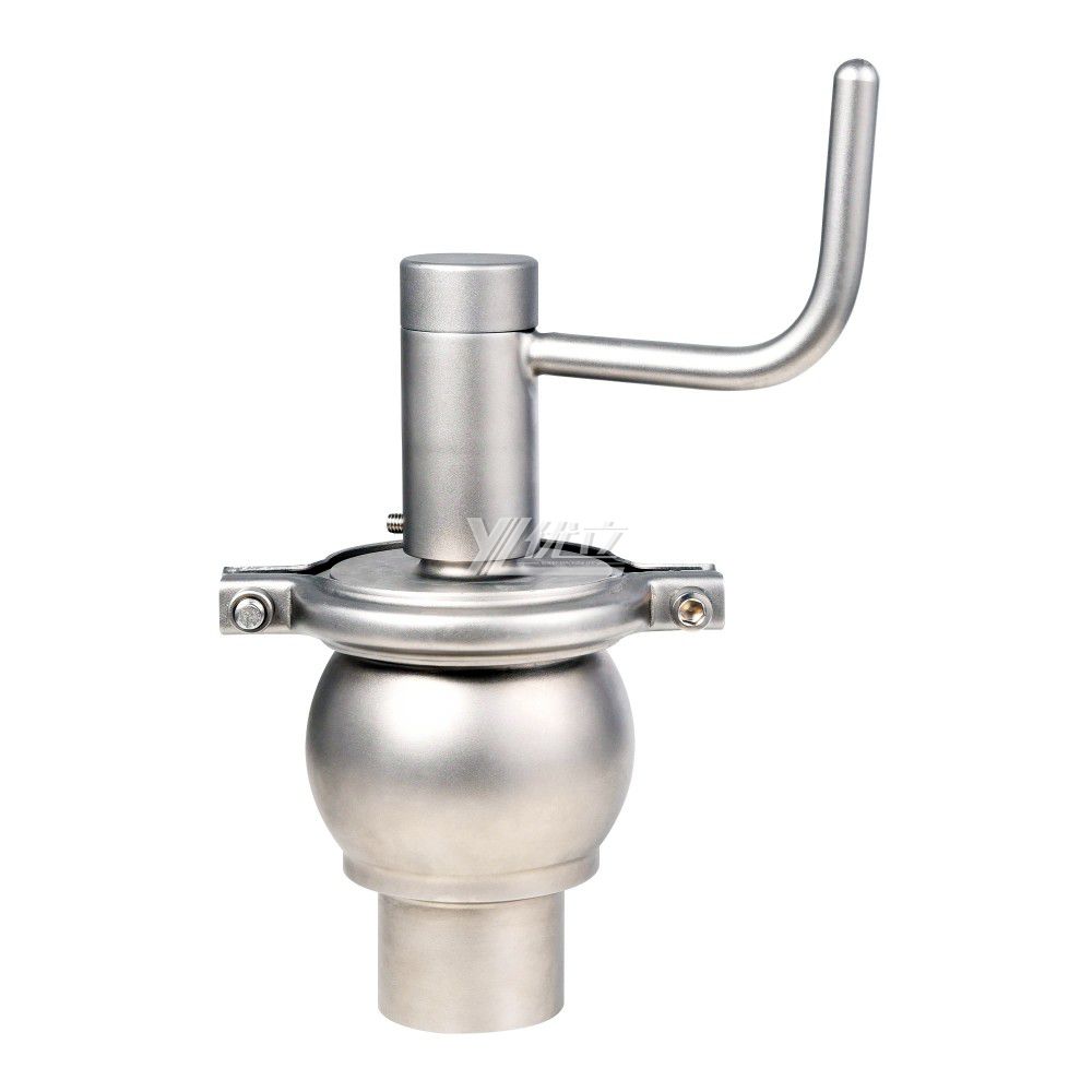YOULI Best-in-Class Hygienic Food Grade Sanitary Stainless Steel 304 316L Manual L Type Welded Cut-off Globe Stop Valve