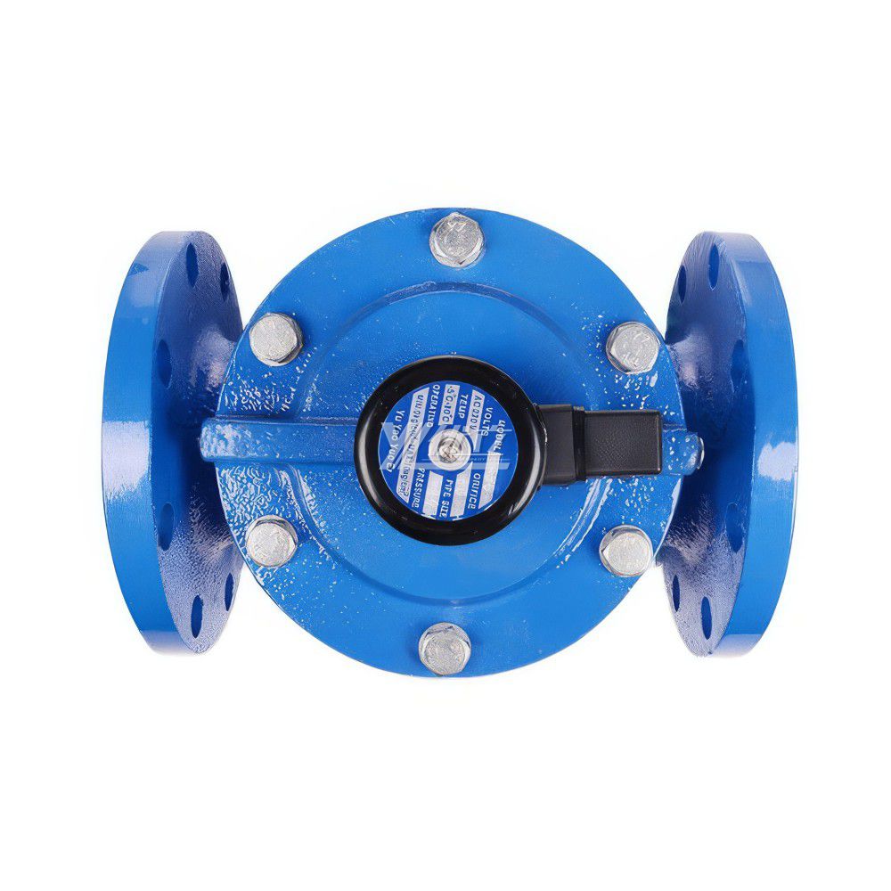 YOULI ZSC DF Stainless Steel 304 316 Cast Iron AC220V DC24V Normal Close Water Straight Flanged Solenoid Valve