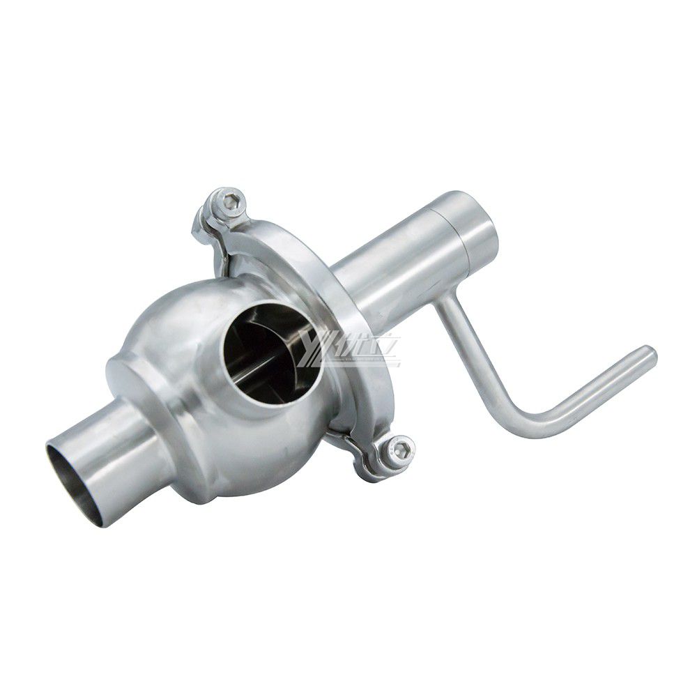 Sanitary Pneumatic Ll Line Type Flow Diversion Valve