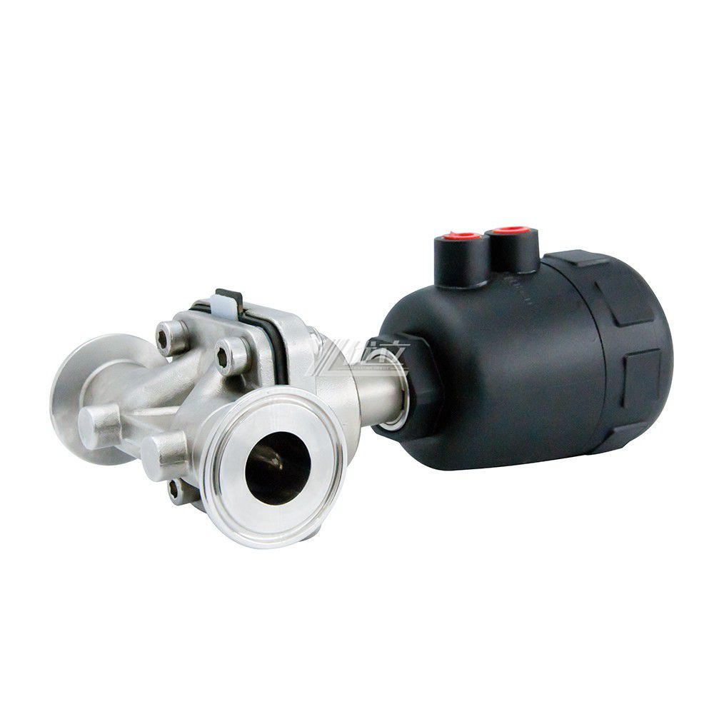 YOULI Hygienic Food Grade Sanitary Stainless Steel 316L Biological Tri Clamped Pneumatic Diaphragm Valve Pneumatic