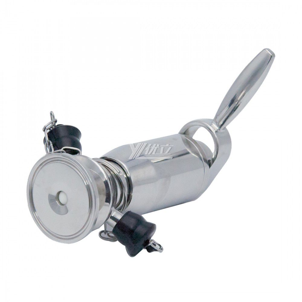 YOULI Precision-Made Hygienic Food Grade Sanitary Stainless Steel 304 316L Manual Pneumatic Sterile Tri Clamped Sample Valve