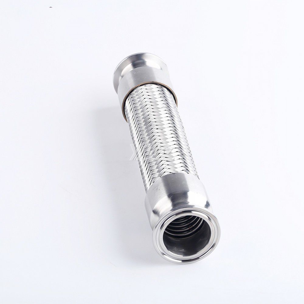 YOULI Food Grade Sanitary Stainless Steel 304 SS316L100-4000mm SMS DIN ISO 3A Pipe Fitting Tri-clamp Metal Hose Fitting