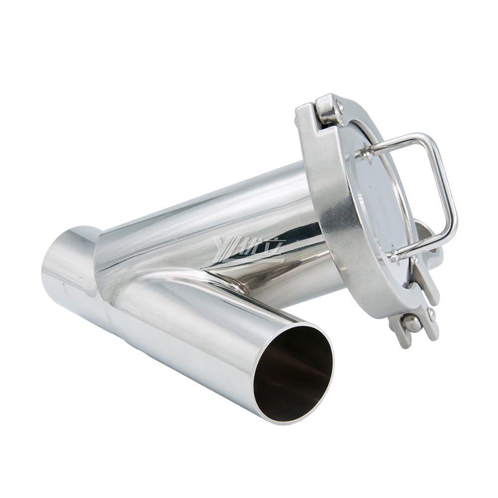 Stainless Steel Sanitary Butt-Weld Y Filter Stainer