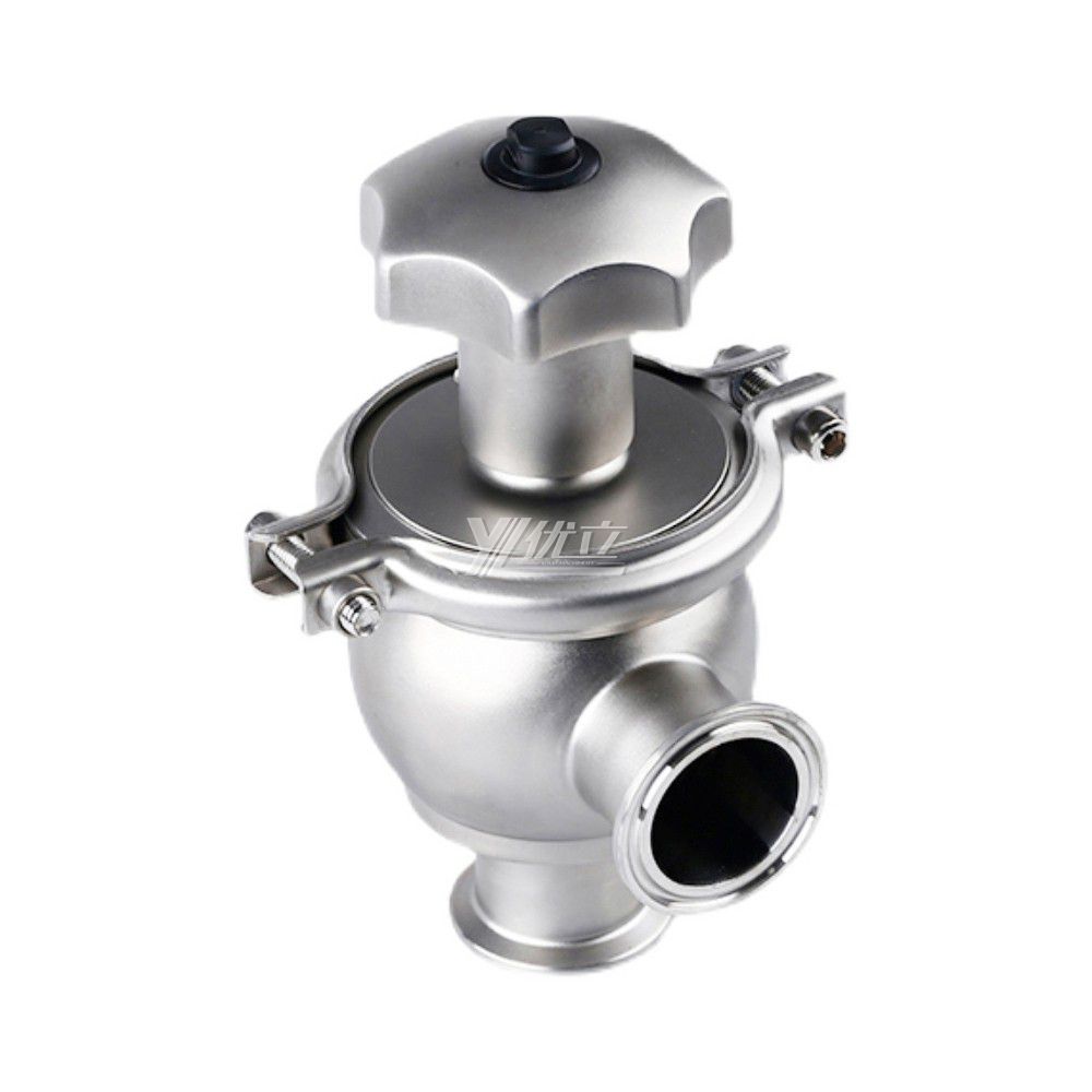 YOULI Hygienic Food Grade Stainless Steel 304 316L Mannual Tri-Clamp Flow Regulating Valves