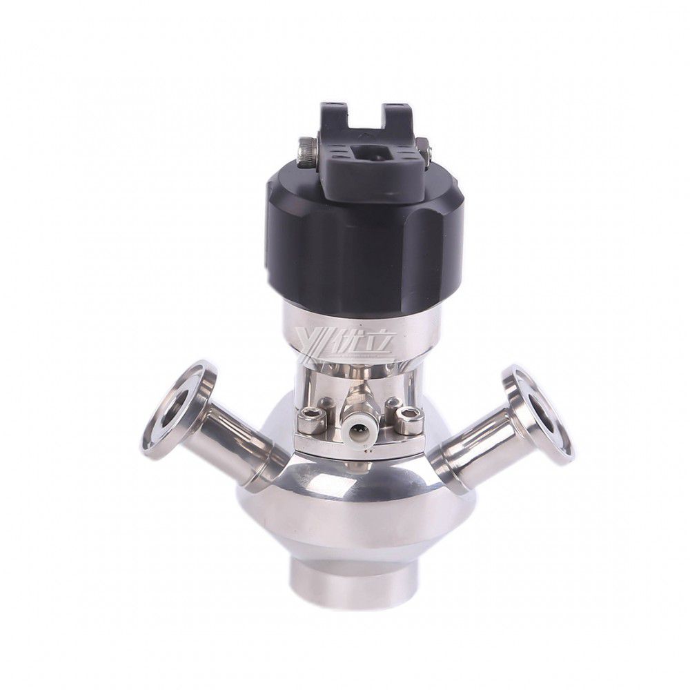 YOULI Hygienic Food Grade Sanitary SS316 Dn10 Aseptic Pneumatic Automatic Manual Sample Valves
