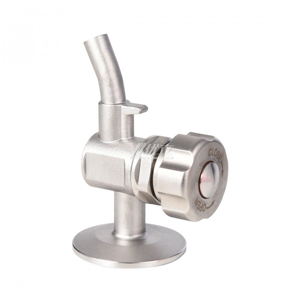 YOULI Hygienic Food Grade Sanitary Stainless Steel 304 316L Tri Clamped Manual Beer Fermentation Clamped Sample Valve