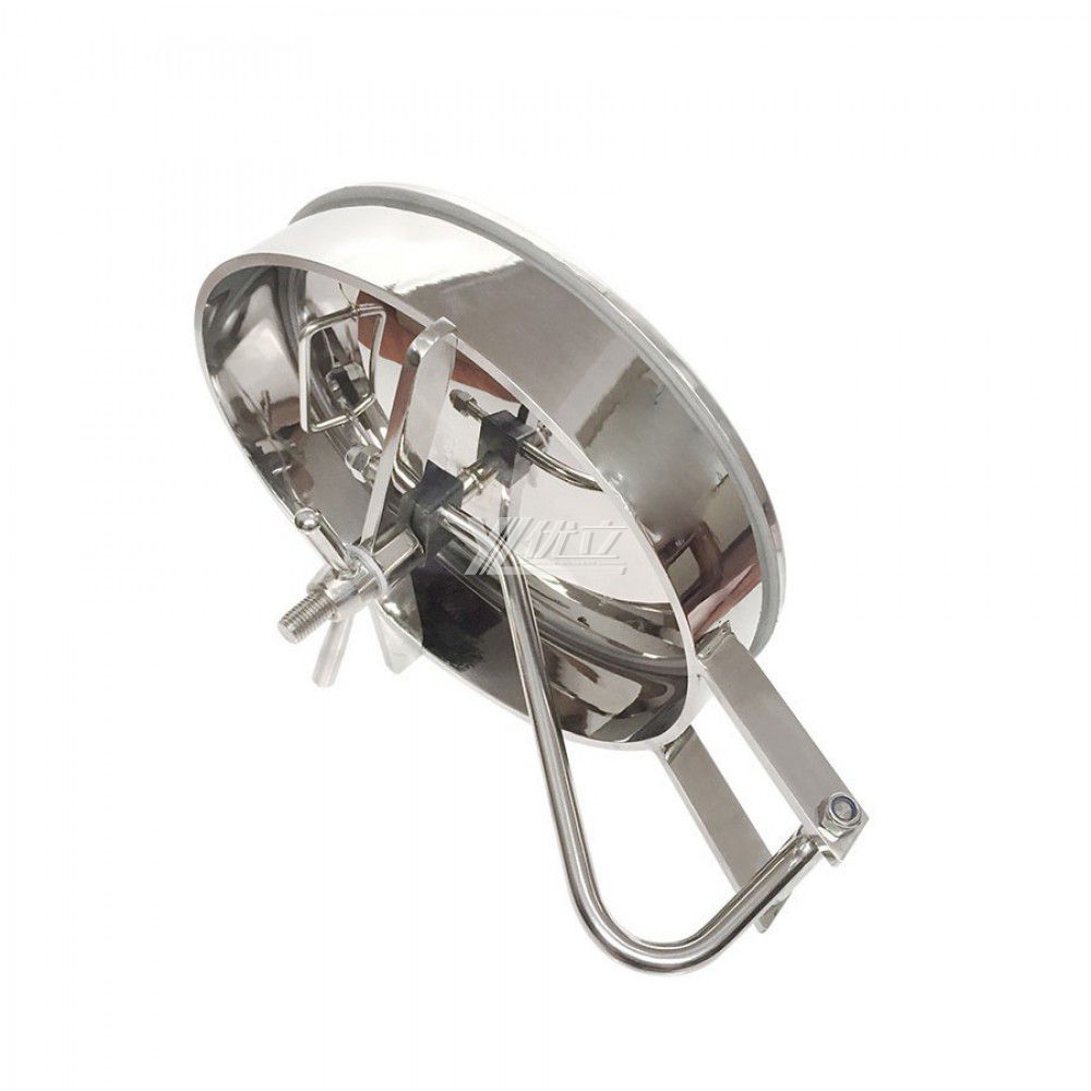 YOULI Best-in-Class Hygienic Food Grade SS 304 316L Stainless Steel Pressure Tanks Sanitary Oval Inward Elliptical Manhole