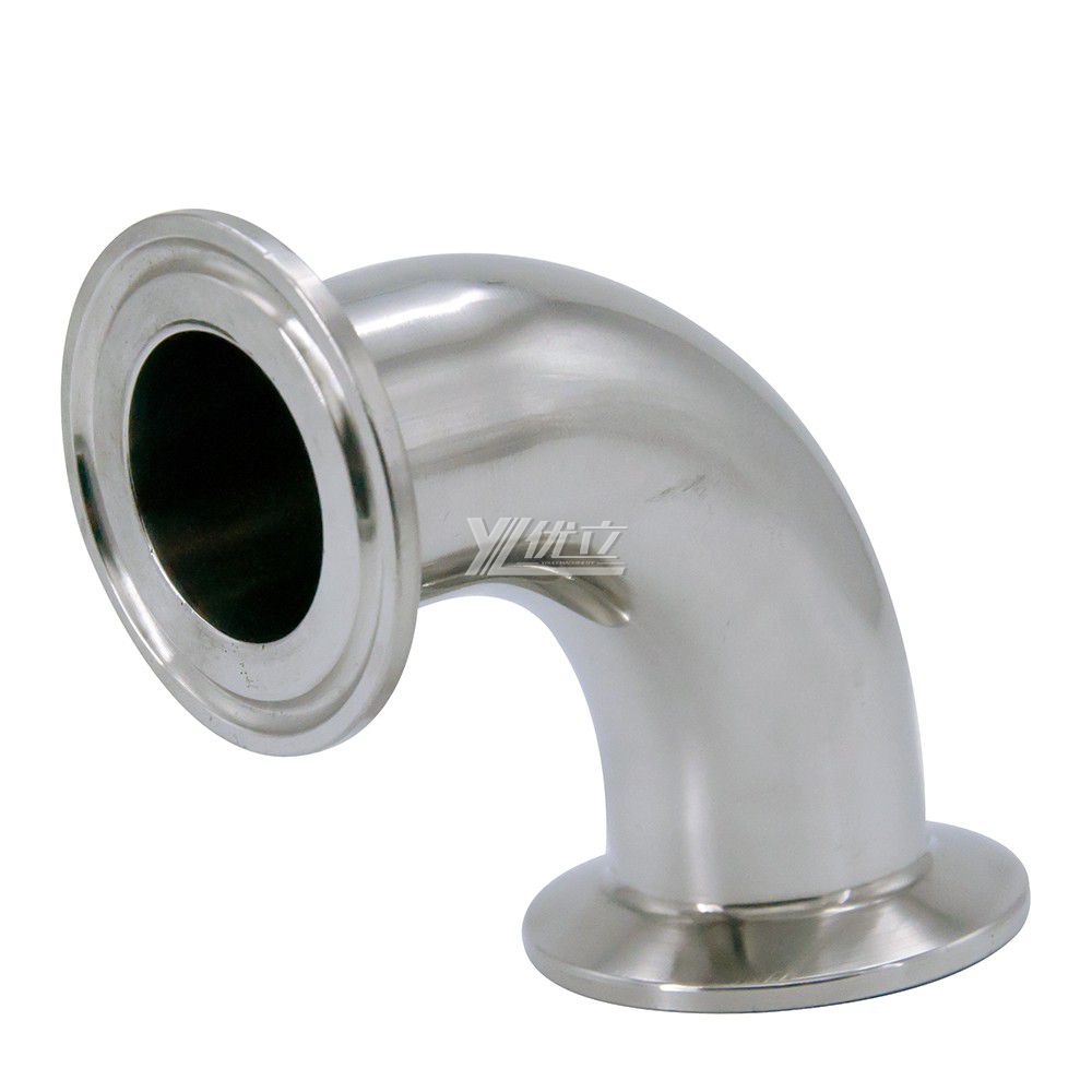 Stainless Steel SS316L Sanitary Clamping 90 Degree Elbow Bend