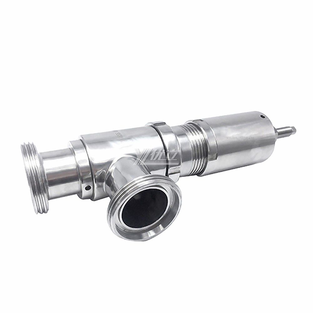 YOULI Kesselman Hygienic Food Grade Sanitary Stainless Steel 304 316L Male Threaded Safety Release Valve