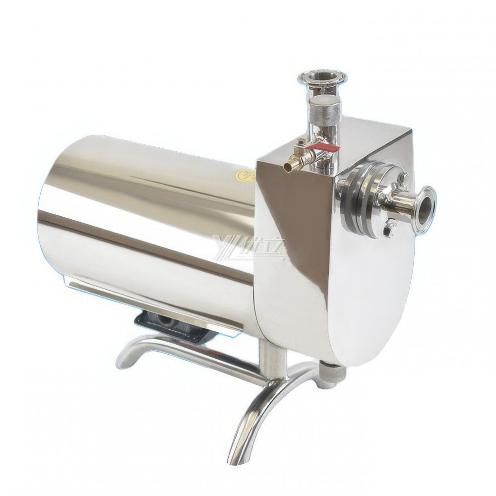 YOULI ZXB Hygienic Food Grade Stainless Steel 304 316L CIP clear Return Transfer Tri Clamp Sanitary  CIP-Self Priming Pump