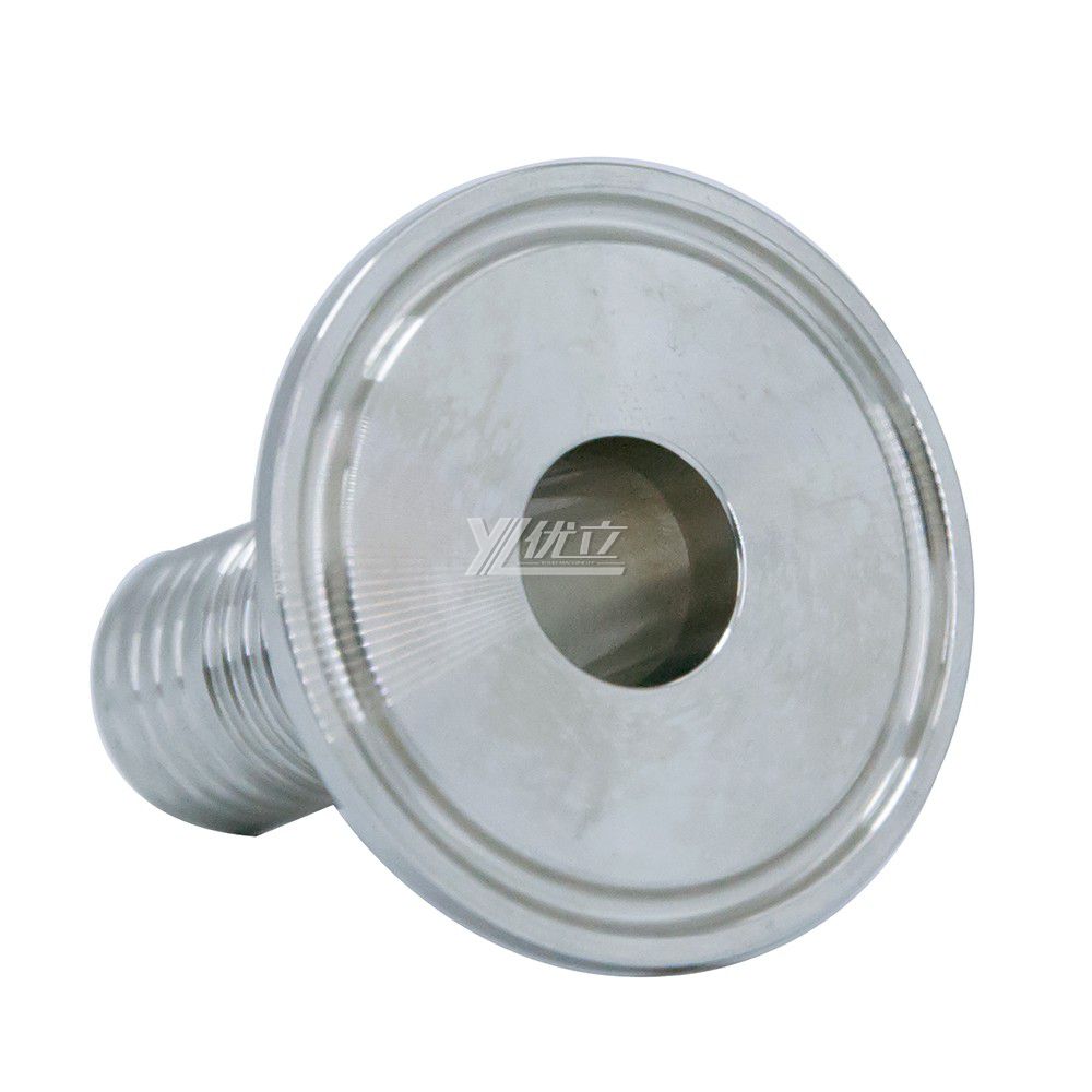 Hygienic Non-Standard Clamped high pressureHose Adaptor with SS304 Grade