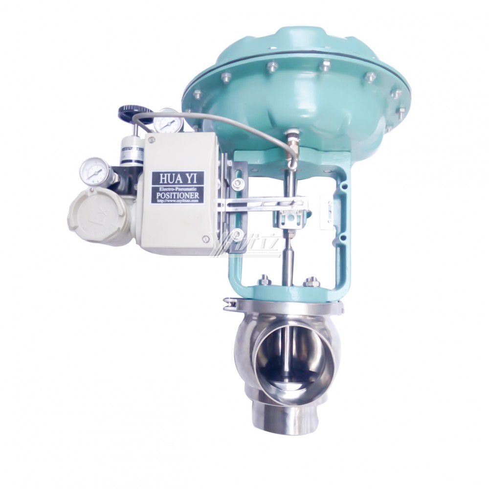 Stainless Steel Sanitary Electric -Pneumatic Flow Regulating Valve