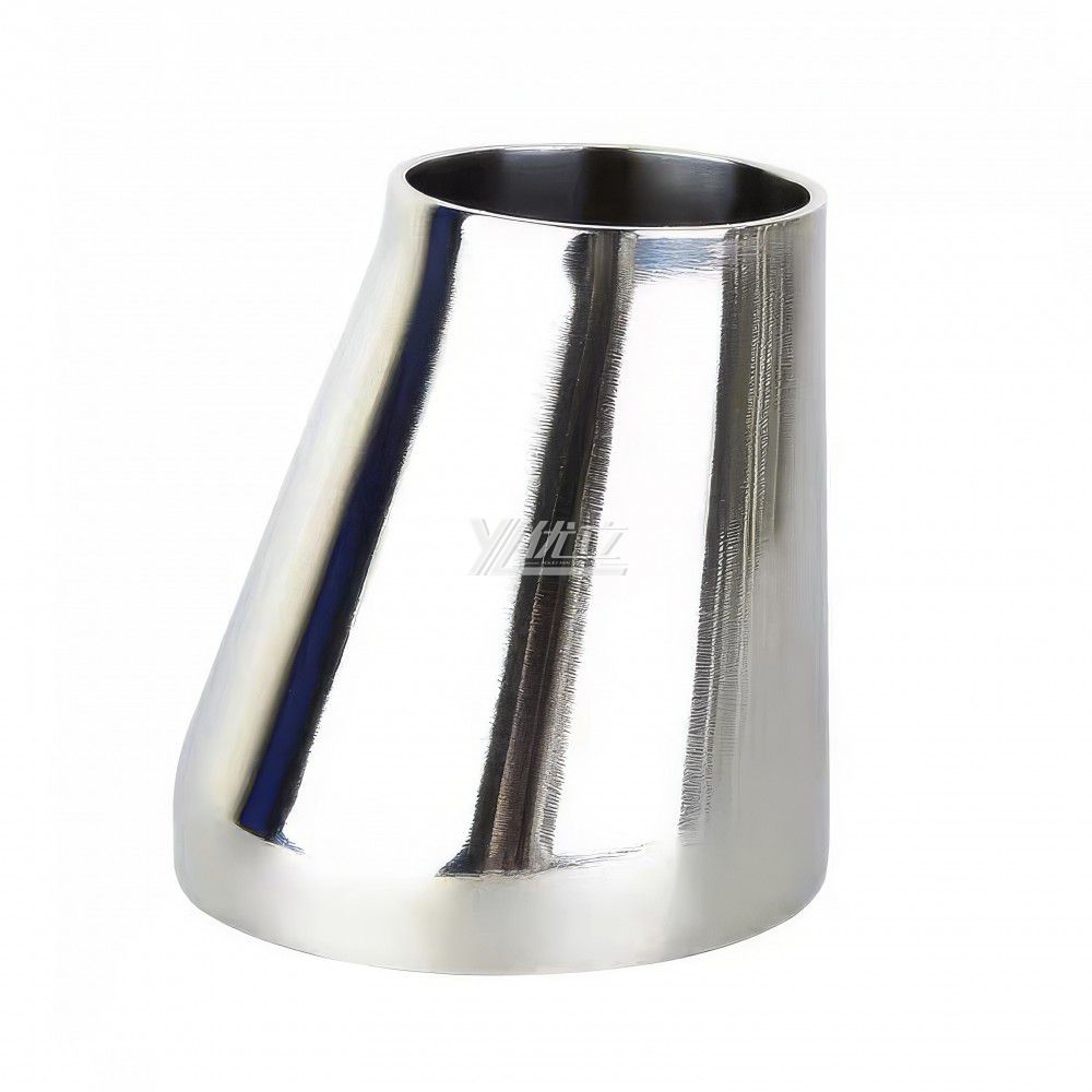 YOULI Hygienic Food Grade Sanitary Stainless Steel 304 SS316L 3A SMS DIN ISO Welded Pipe Fitting Eccentric Welded Reducer