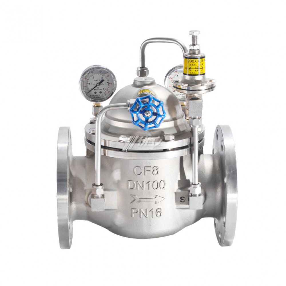 YOULI 200X ANSI 150lb Pn16-pn64 304 316 WCB Hydraulic Water Level Control Pilot-operated Adjustable Pressure Relief Valve