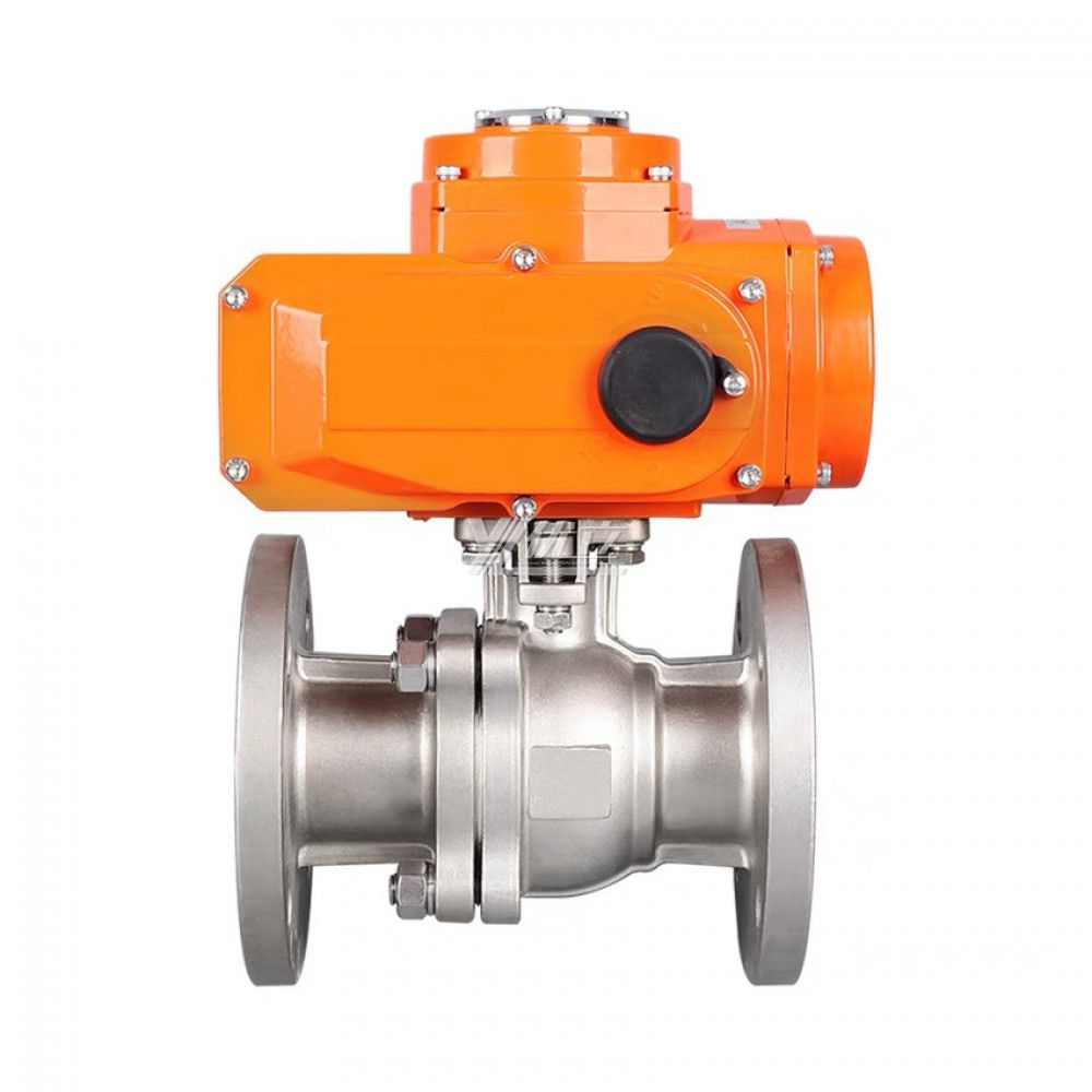 YOULI Stainless Steel ANSI 150LB 304 316 JIS 10K 1.6mpa High Temperature WCB Motorized AC220V On/off Electric Flanged Ball Valve