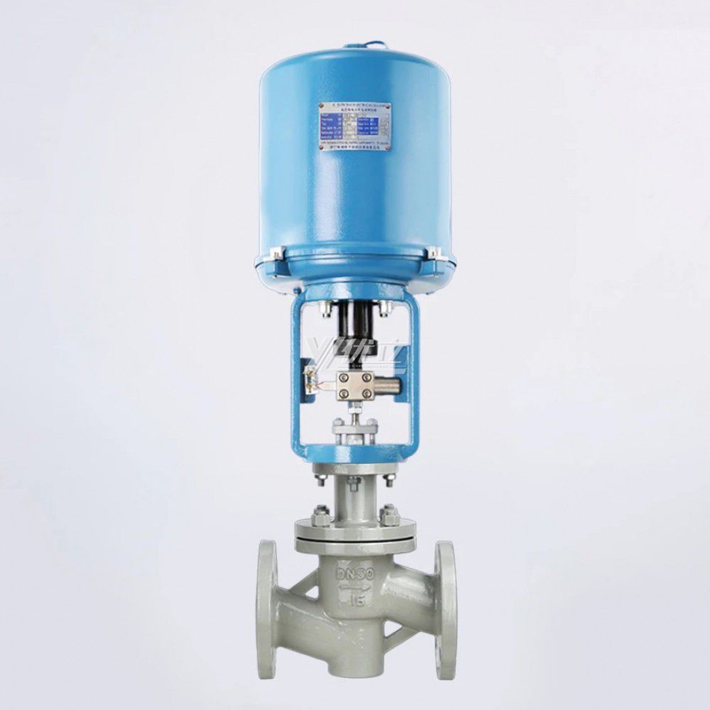 YOULI Stainless Steel 304 316 1.6mpa WCB  F46 F4 AC220V 4-20ma Electric Regulating Fluorine Lined Control Valve