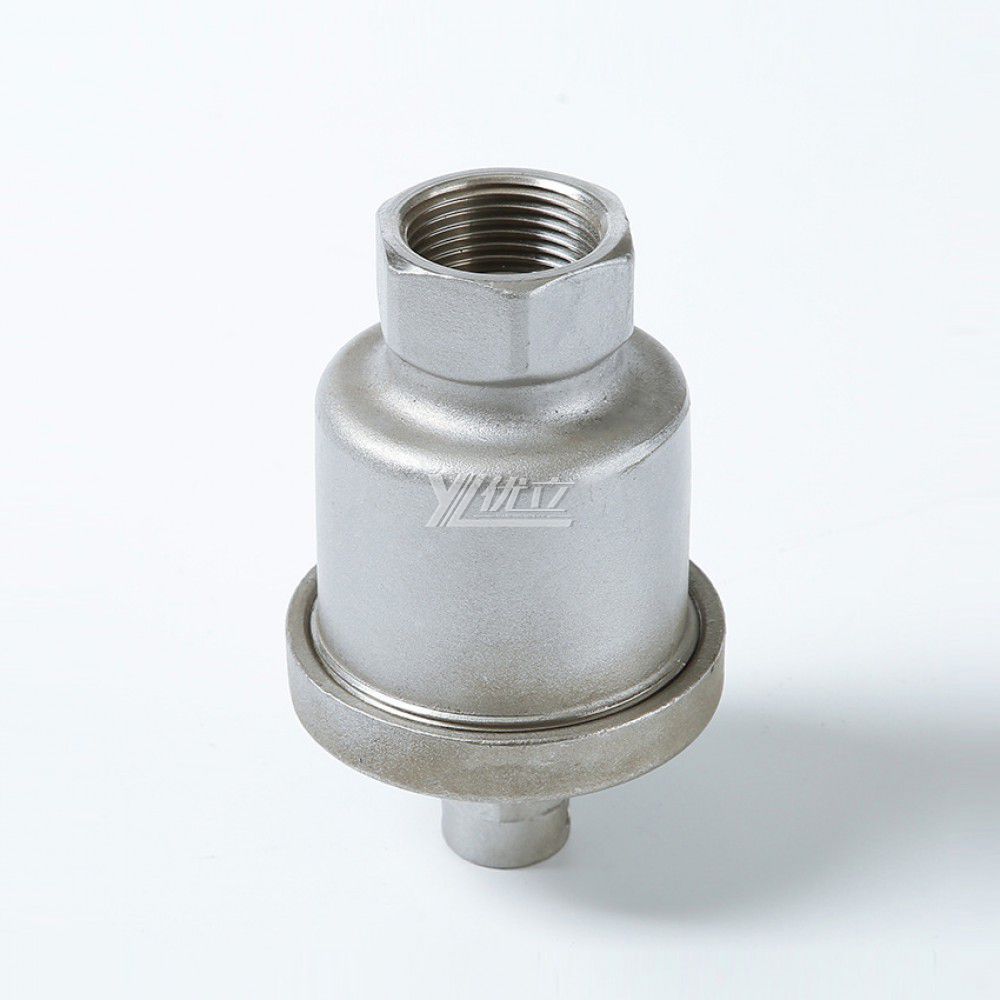 YOULI Precision Stainless Steel 1.6mpa 304 316 WCB NPT BSP RC P11 Auto air Female Threaded Exhaust Valve Vent Valve