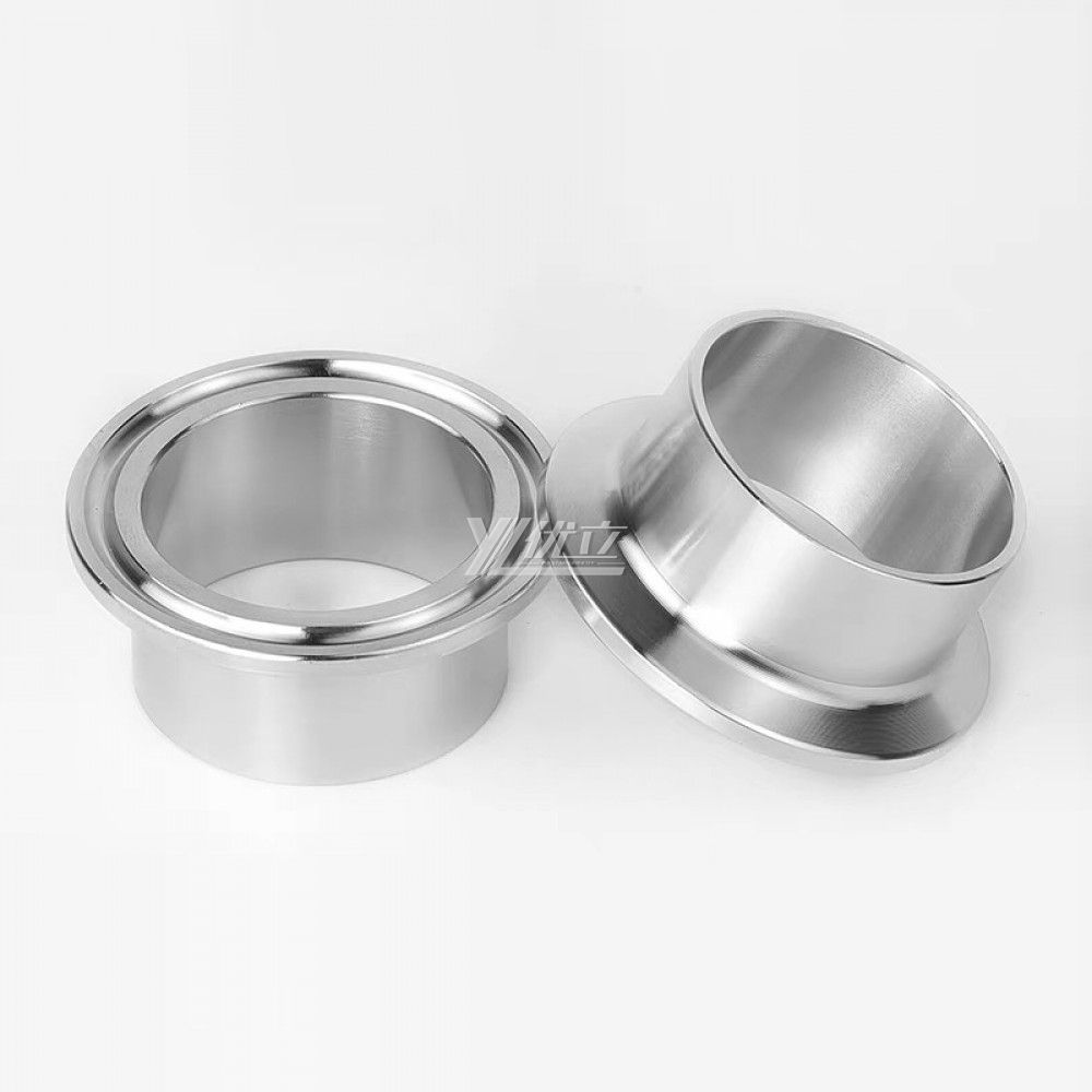 YOULI Best-in-Class Hygienic Food Grade Sanitary Stainless Steel 304 316L SMS 1.5 Inch Pipe Weld L=21.5MM Tri Clamp Ferrule