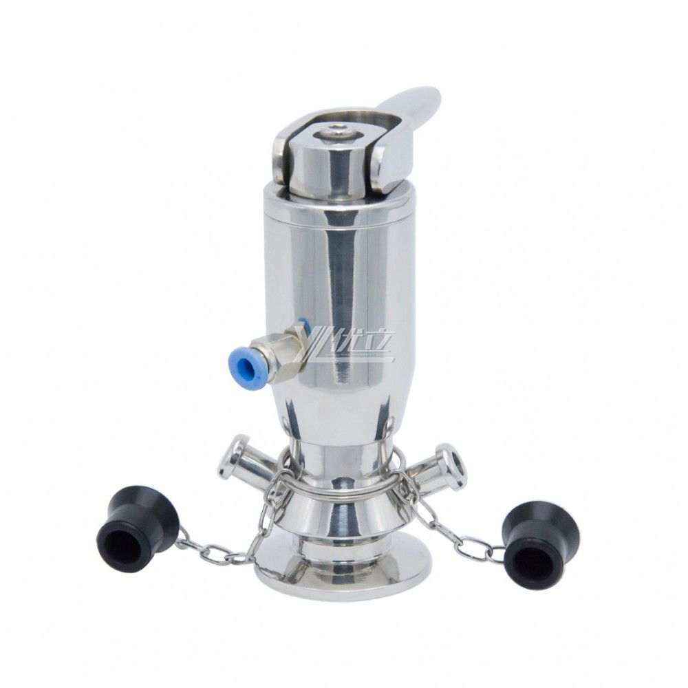 YOULI Precision-Made Hygienic Food Grade Sanitary Stainless Steel 304 316L Manual Pneumatic Sterile Tri Clamped Sample Valve