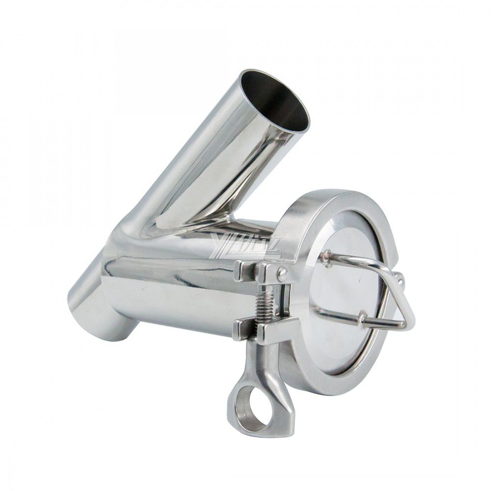 YOULI Hygienic Food Grade SS 304 316L Stainless Steel Milk  Beer  Honey Sanitary Y Type Butt-welded Strainer  Filter