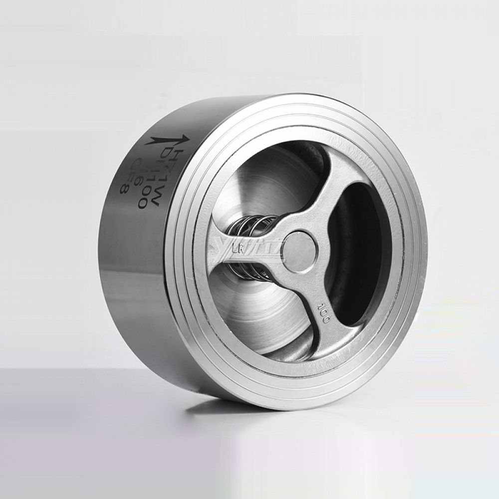 YOULI Durable Anti-leakage High Temperature Steam Smooth Stainless Steel 304 316 JIS 10K 1.6mpa WCB Wafer Type Check Valve