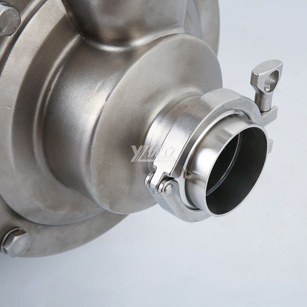 YOULI Hygienic Food Grade Stainless Steel 304 316L CIP clear Return Transfer Tri Clamp Sanitary Single Head CIP-Self Priming Pump