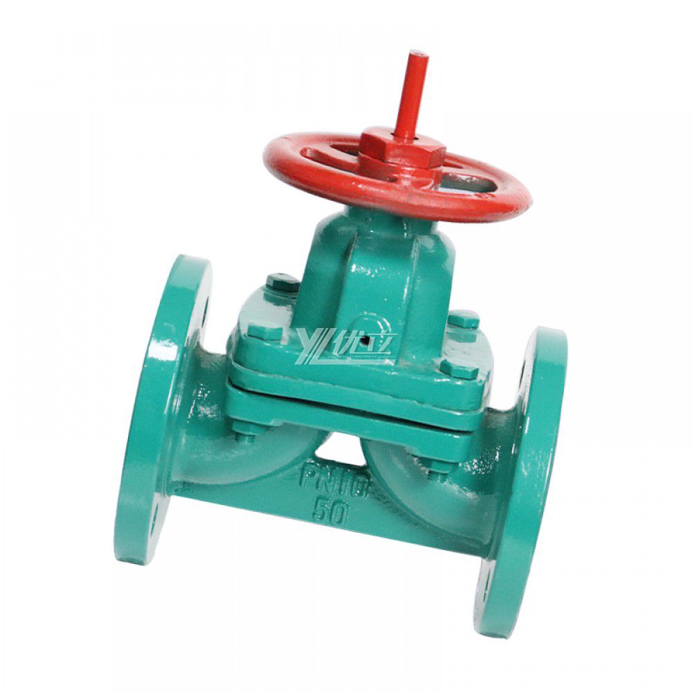 YOULI Stainless Steel BS ANSI 150LB 300LB 304 316 JIS 10K-20K 1.6mp WCB Manual Rubber Lined Flange Diaphragm Valve