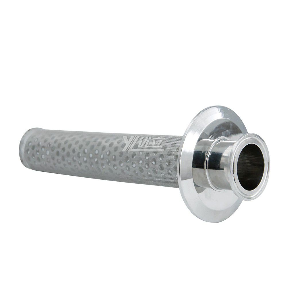 Stainless Steel Hygienic Butt-Weld Straight Filter Strainer