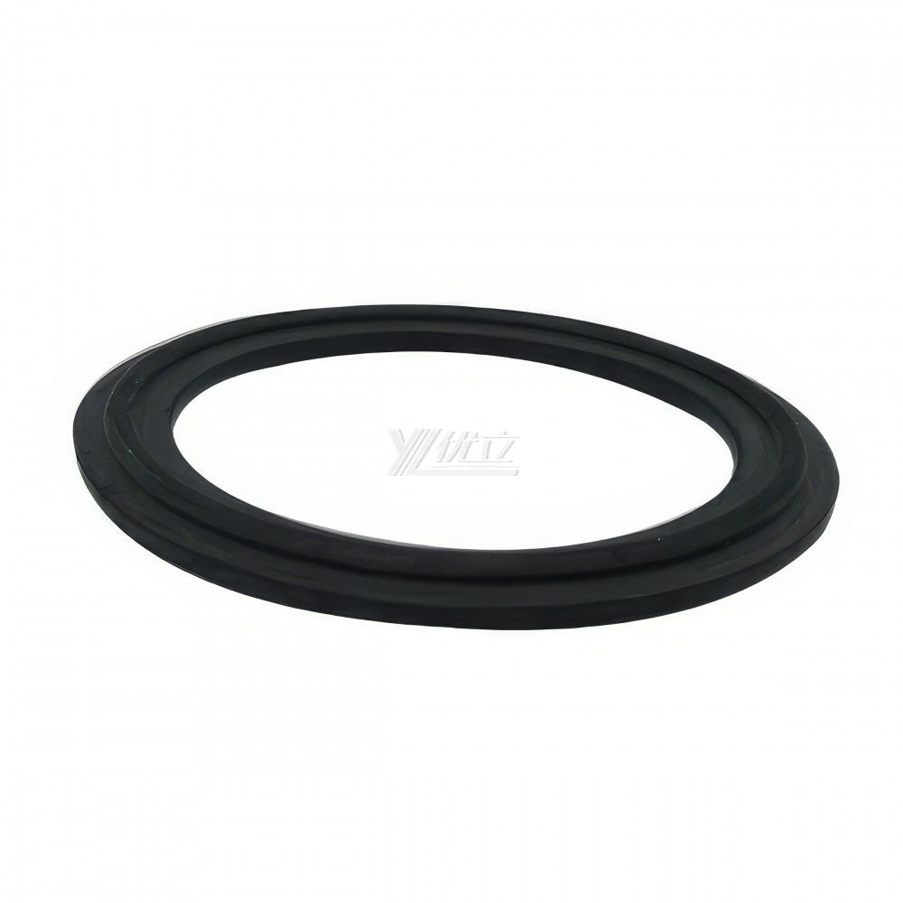 YOULI Hygienic Food Grade Customized Black Pipe Sanitary FKM Sealing Ring Non Standard Rubber VITON Tri Clamp Gasket
