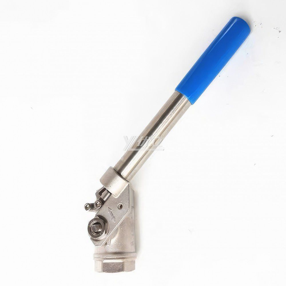 YOULI RC NPT BSP 1000-2000wog 1.6-6.4mpa 304 316 WCB Stainless Steel Automatic Reset Handle 2PC Threaded Ball Valve