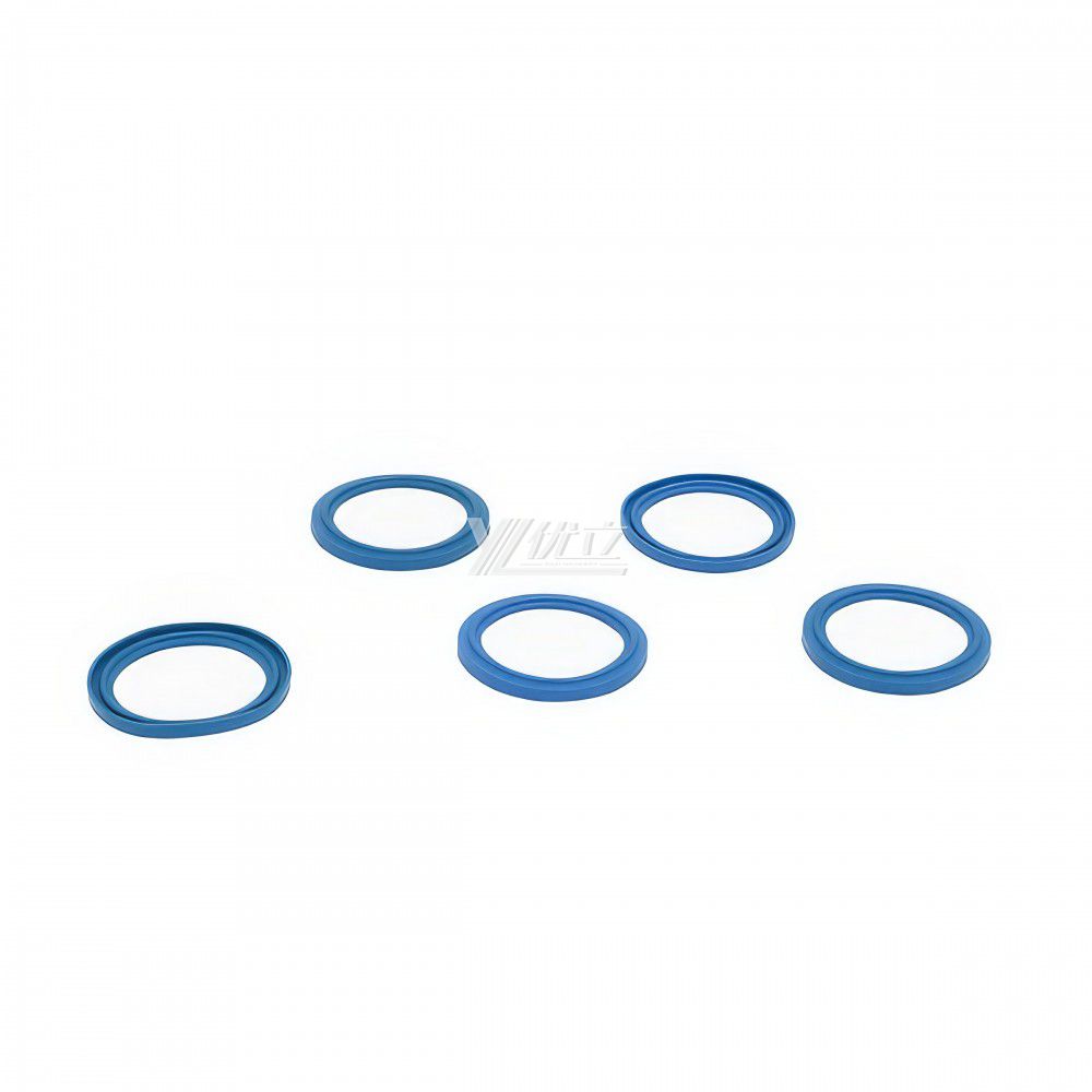 YOULI Hygienic Food Grade Customized Sanitary Detect Blue EPDM With Flanging  Tri Clamp Gasket