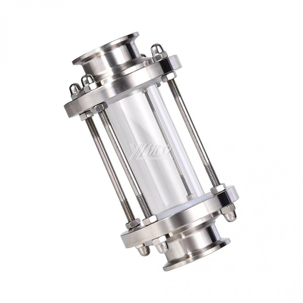 YOULI Best-in-Class Hygienic Food Grade Sanitary Stainless Steel 304 316L Flow Straight Tri Clamped Sight Glass