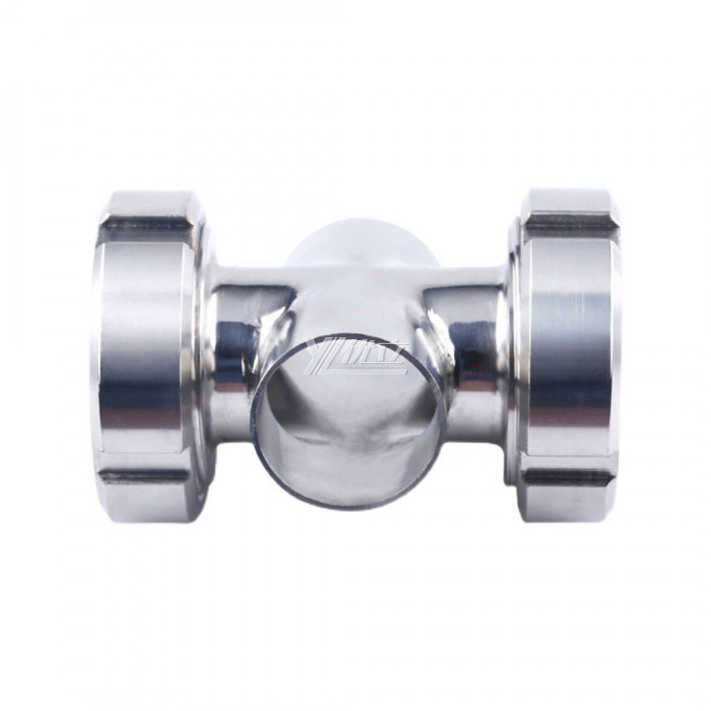 YOULI Best-in-Class Hygienic Food Grade Sanitary Stainless Steel 304 316L SMS 4 Way Cross Union Sight Glass