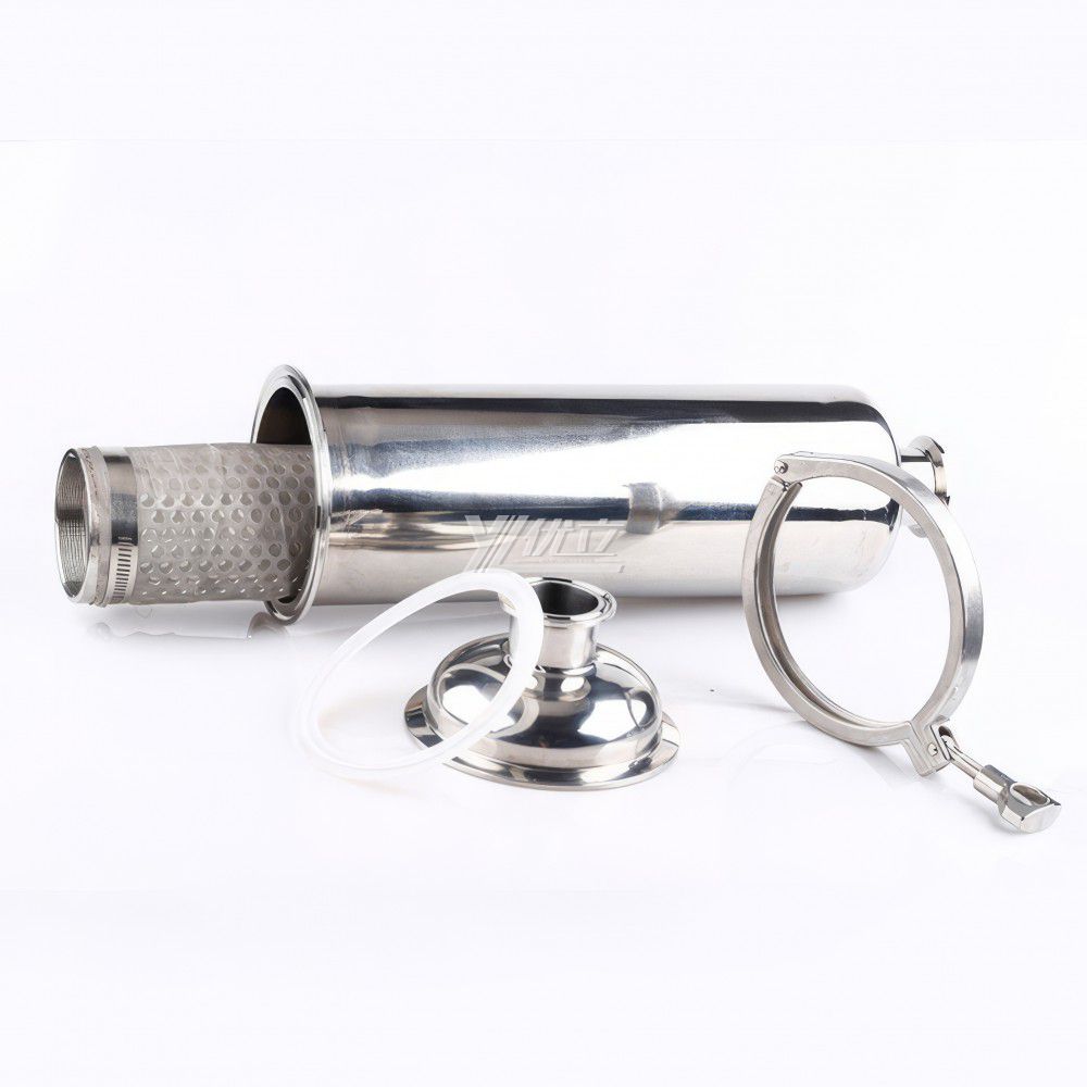 YOULI Top-Quality Hygienic Food Grade SS 304 316L Stainless Steel Milk Beer Honey Sanitary Straight Tri Clamped Strainer  Filter