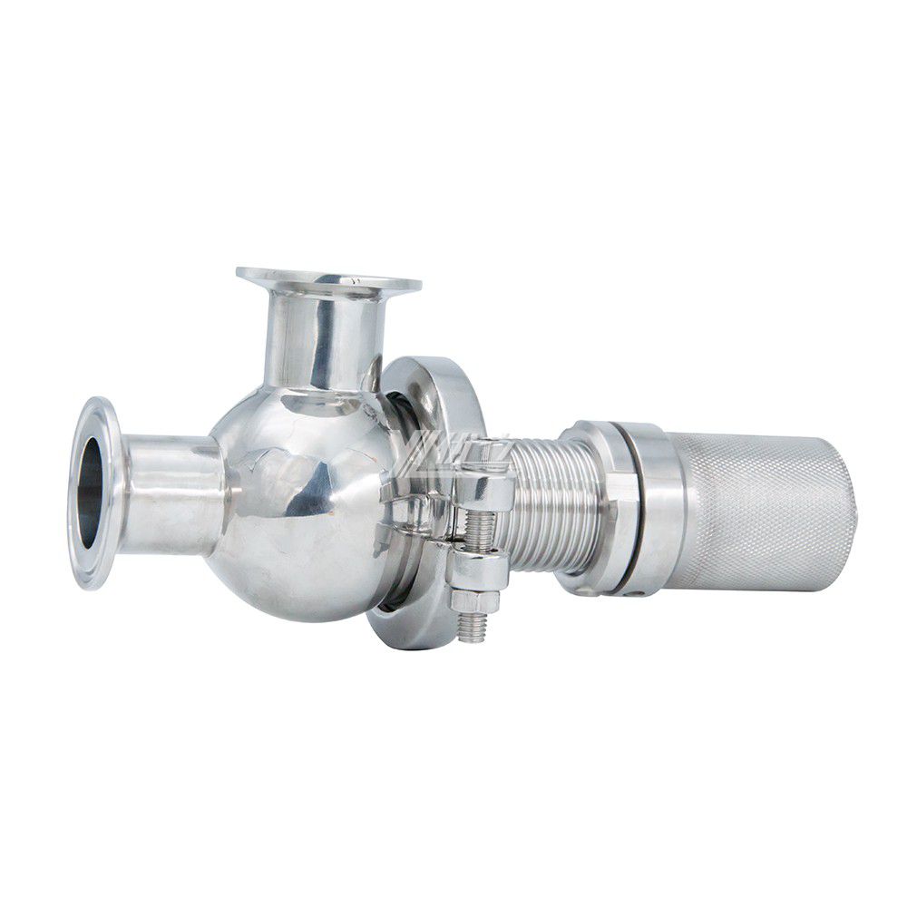 YOULI Best-in-Class A81X-1 Hygienic Food Grade Sanitary Stainless Steel 304 316L Adjustable Tri Clamped Sanitary Safety Valve