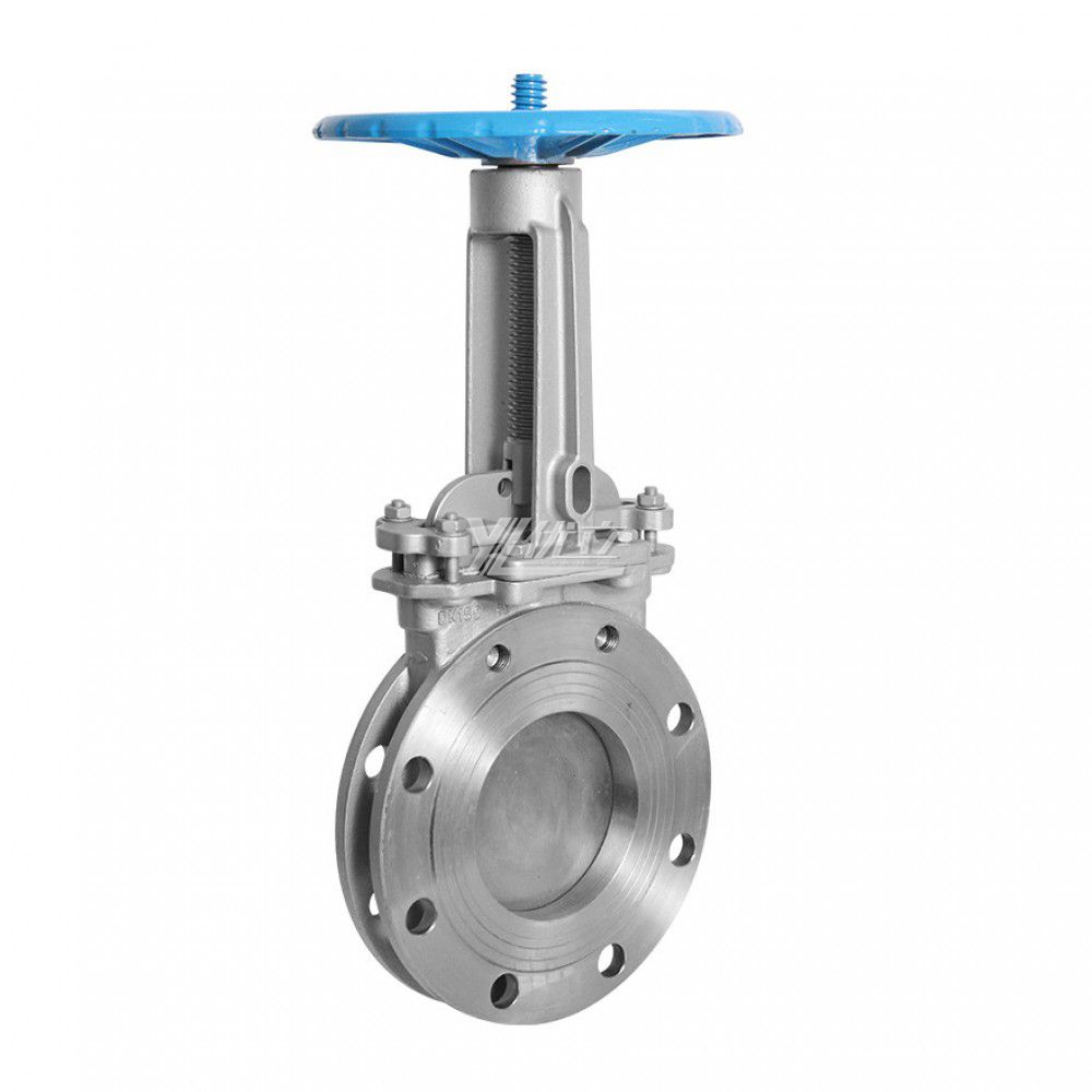 YOULI Stainless Steel High Temperature ANSI 150LB  304 316 JIS 10K-20K 1.6mpa WCB Manual Flange Knife Gate Valve