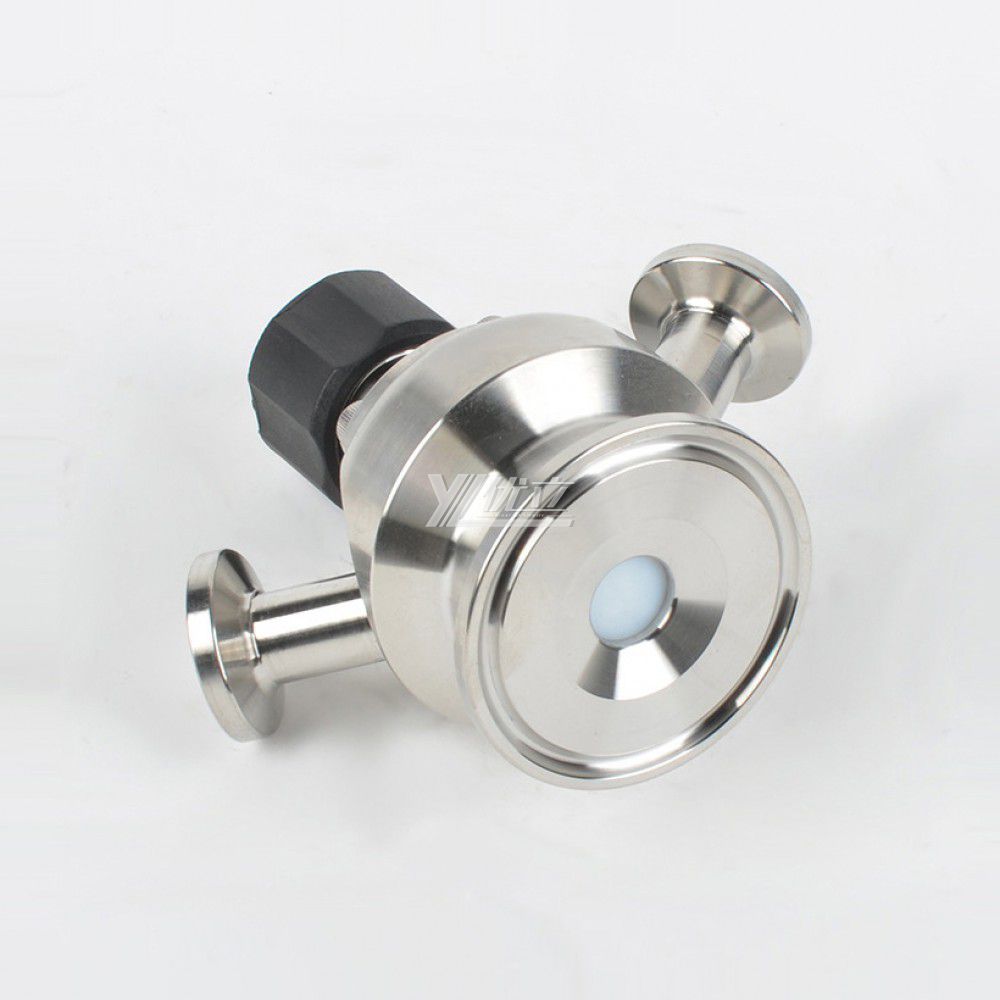 YOULI  Hygienic Food Grade Sanitary Stainless Steel 304 316 Double Clamp Manual Sterile Tri-Clamped Sample Valve