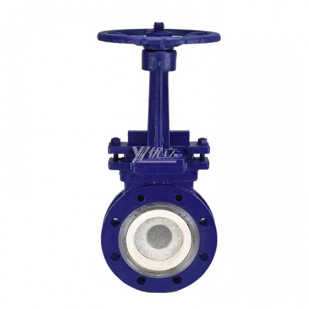 YOULI High Temperature ANSI 150LB Stainless Steel 304 316 JIS 10K 1.6mpa WCB Manual Ceramic Flanged Knife Gate Valve