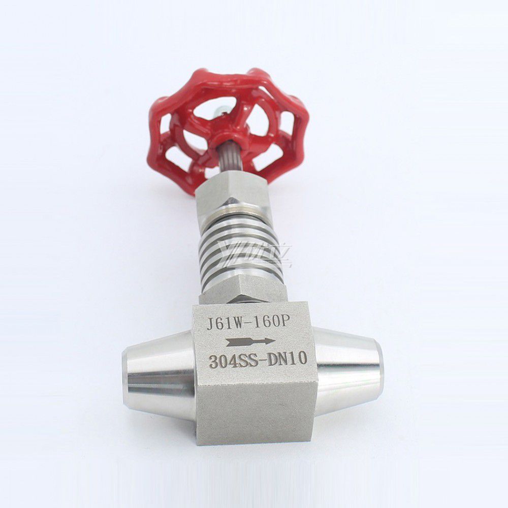 YOULI Stainless Steel High Temperature J61WH 304 316 WCB 16mpa High Pressure Double Butt Welded Needle Globe Valve