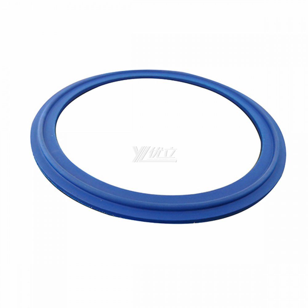 YOULI Hygienic Food Grade Customized Pipe Sanitary Detect Tri Clamp Blue BUNA Sealing Ring
