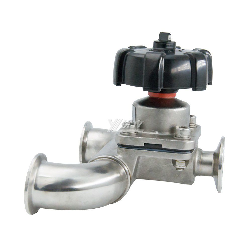 Stainless Steel 316L Sanitary Manual U-Type Diaphragm Valve