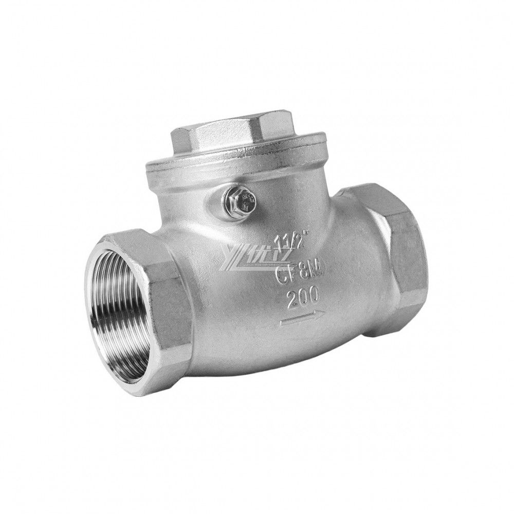 YOULI Stainless Steel High Temperature Steam NPT BSP RC 1.6mpa H14W 304 316 Horizontal Type Female Threaded Screw Check Valve