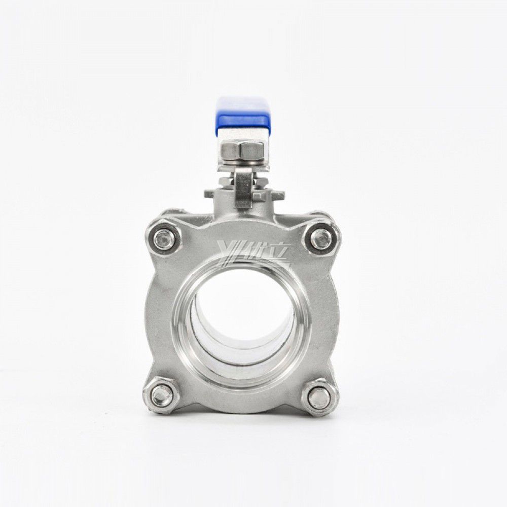 YOULI Stainless Steel high temperature 1.6mpa PN16 304 316 Clamp 50.5mm manual tri Clamped 3PC ball Valve