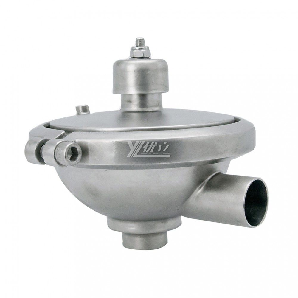 YOULI Hygienic Food Grade Stainless Steel 304 316L welded Constant Pressure Valves