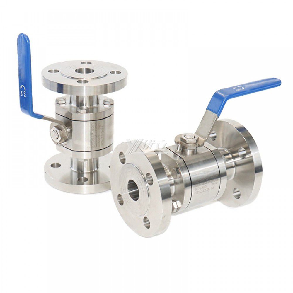 YOULI High Temperature High Pressure PN16-100 API ANSI150-1500LB Stainless Steel 304 316 A105 Forged Flanged Ball Valve