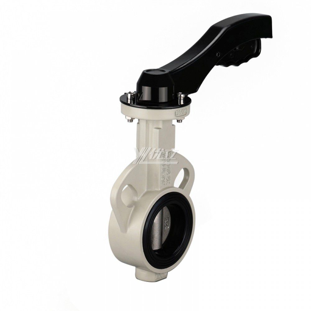 YOULI DN25-DN32 Aluminium Alloy 304 316  Pn10-16 Soft Seal Water Gas Oil Manual Center Mini Wafer Butterfly Valve
